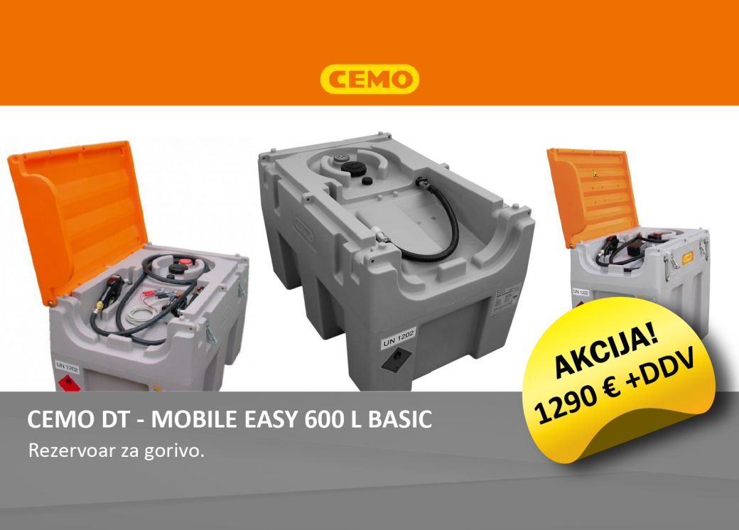 CEMO DT -  MOBILE EASY 600l